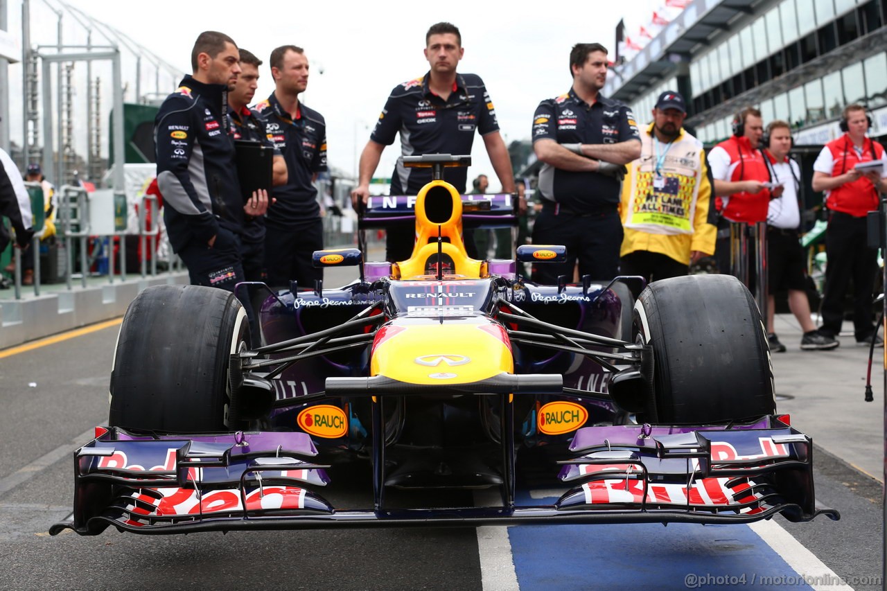 GP AUSTRALIA, 16.03.2013- Sebastian Vettel (GER) Red Bull Racing RB9 