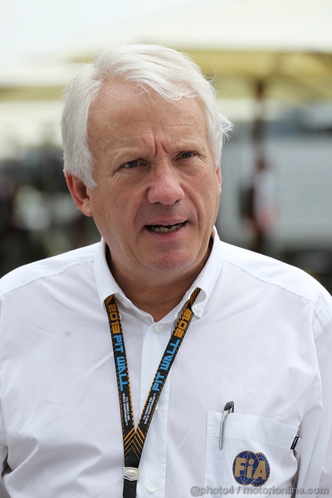 GP AUSTRALIA, 16.03.2013- Charlie Whiting (GBR), Gara director e safety delegate  