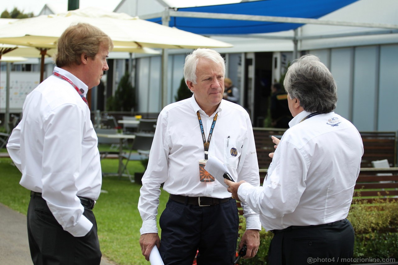 GP AUSTRALIA, 16.03.2013- Charlie Whiting (GBR), Gara director e safety delegate  