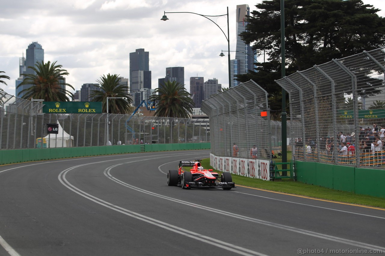 GP AUSTRALIA, 16.03.2013- Prove Libere 3, Jules Bianchi (FRA) Marussia F1 Team MR02 