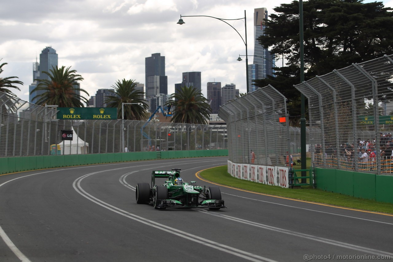 GP AUSTRALIA, 16.03.2013- Prove Libere 3, Charles Pic (FRA) Caterham F1 Team CT03 