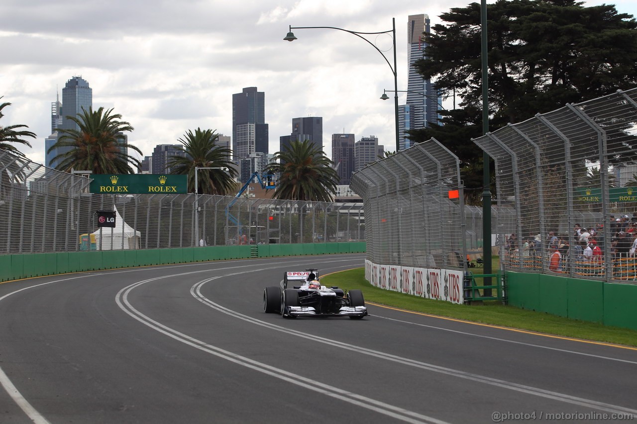 GP AUSTRALIA, 16.03.2013- Prove Libere 3, Pastor Maldonado (VEN) Williams F1 Team FW35 