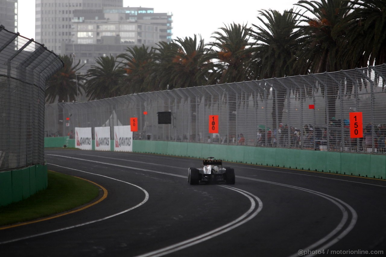 GP AUSTRALIA, 16.03.2013- Prove Libere 3, Kimi Raikkonen (FIN) Lotus F1 Team E21 