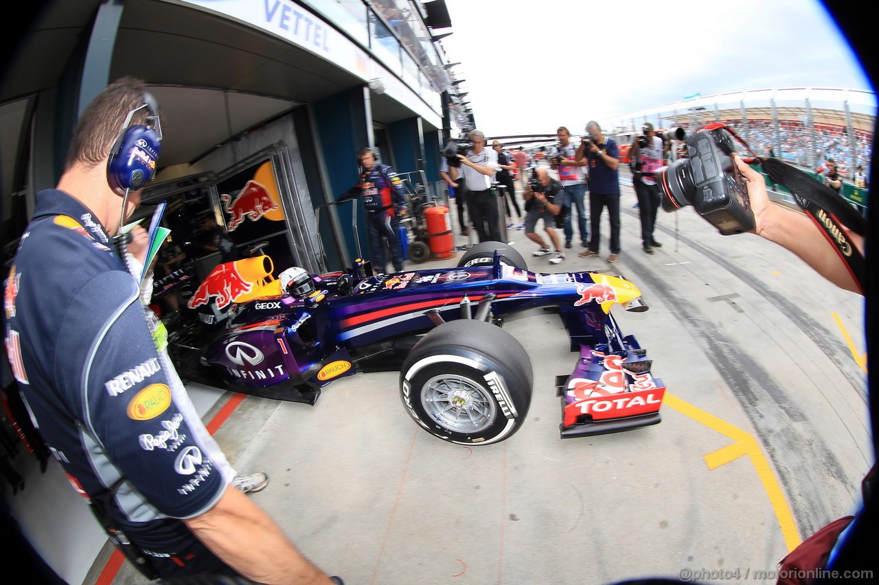 GP AUSTRALIA, 16.03.2013- Prove Libere 3, Sebastian Vettel (GER) Red Bull Racing RB9 