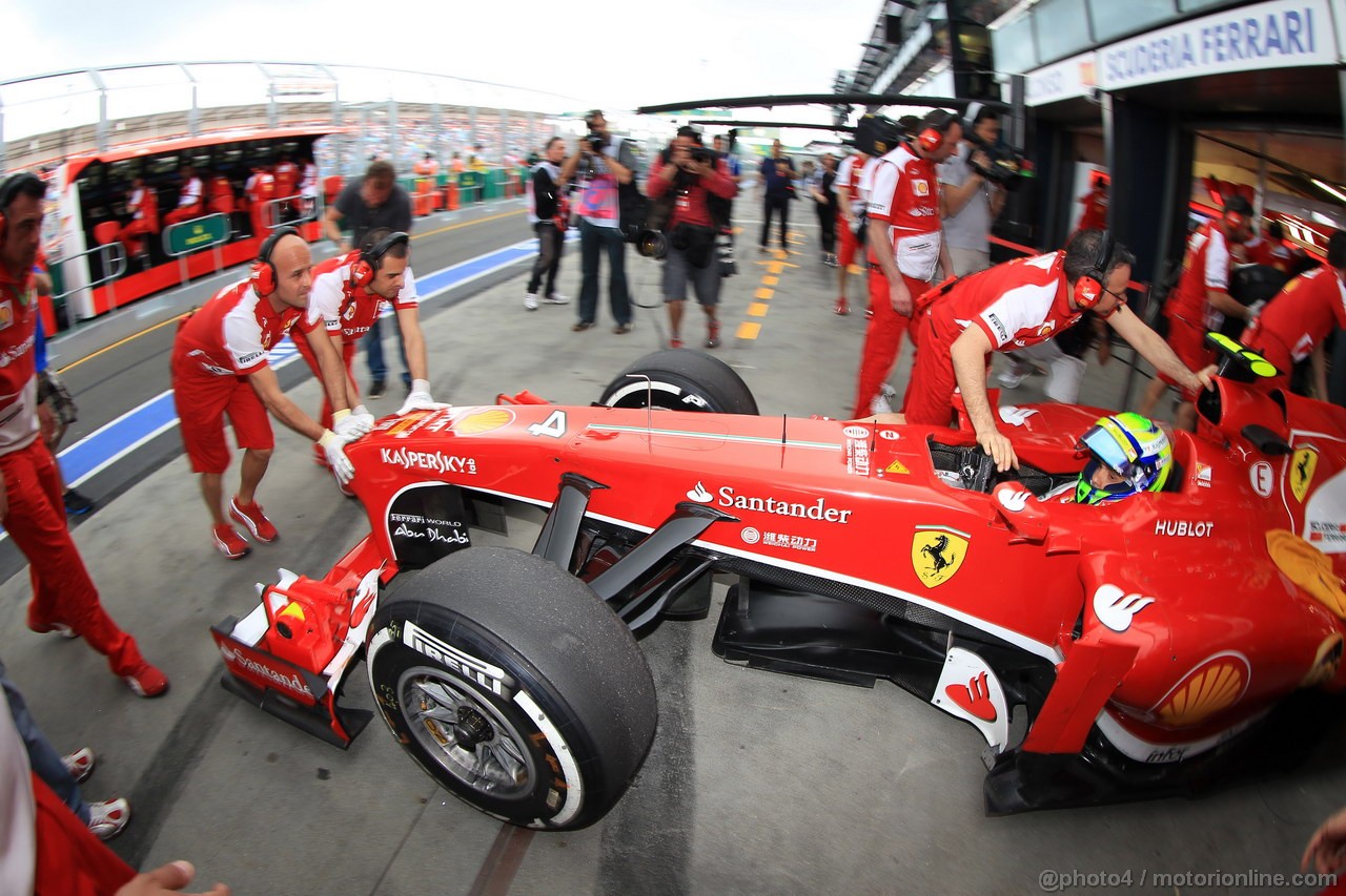 GP AUSTRALIA, 16.03.2013- Prove Libere 3, Felipe Massa (BRA) Ferrari F138 