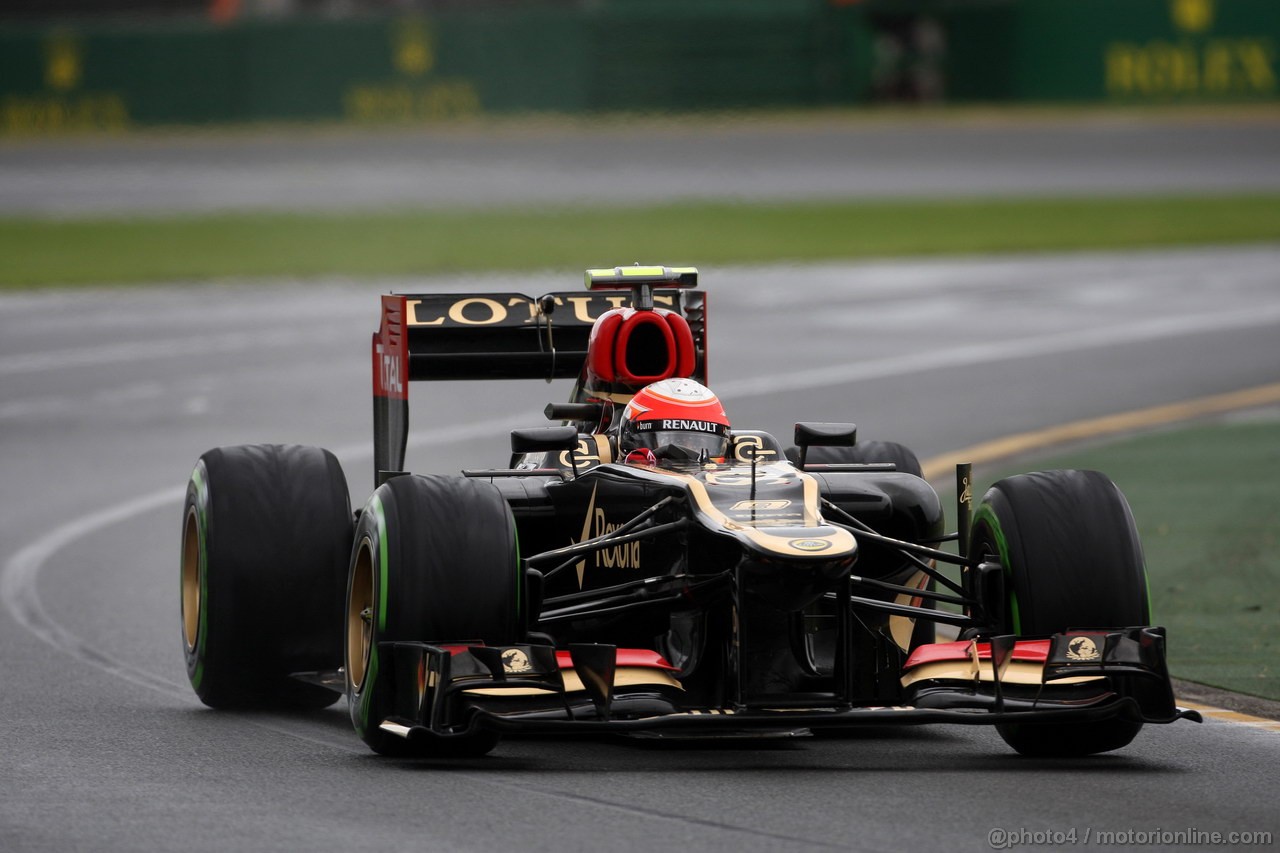 GP AUSTRALIA, 16.03.2013- Prove Libere 3, Romain Grosjean (FRA) Lotus F1 Team E21 