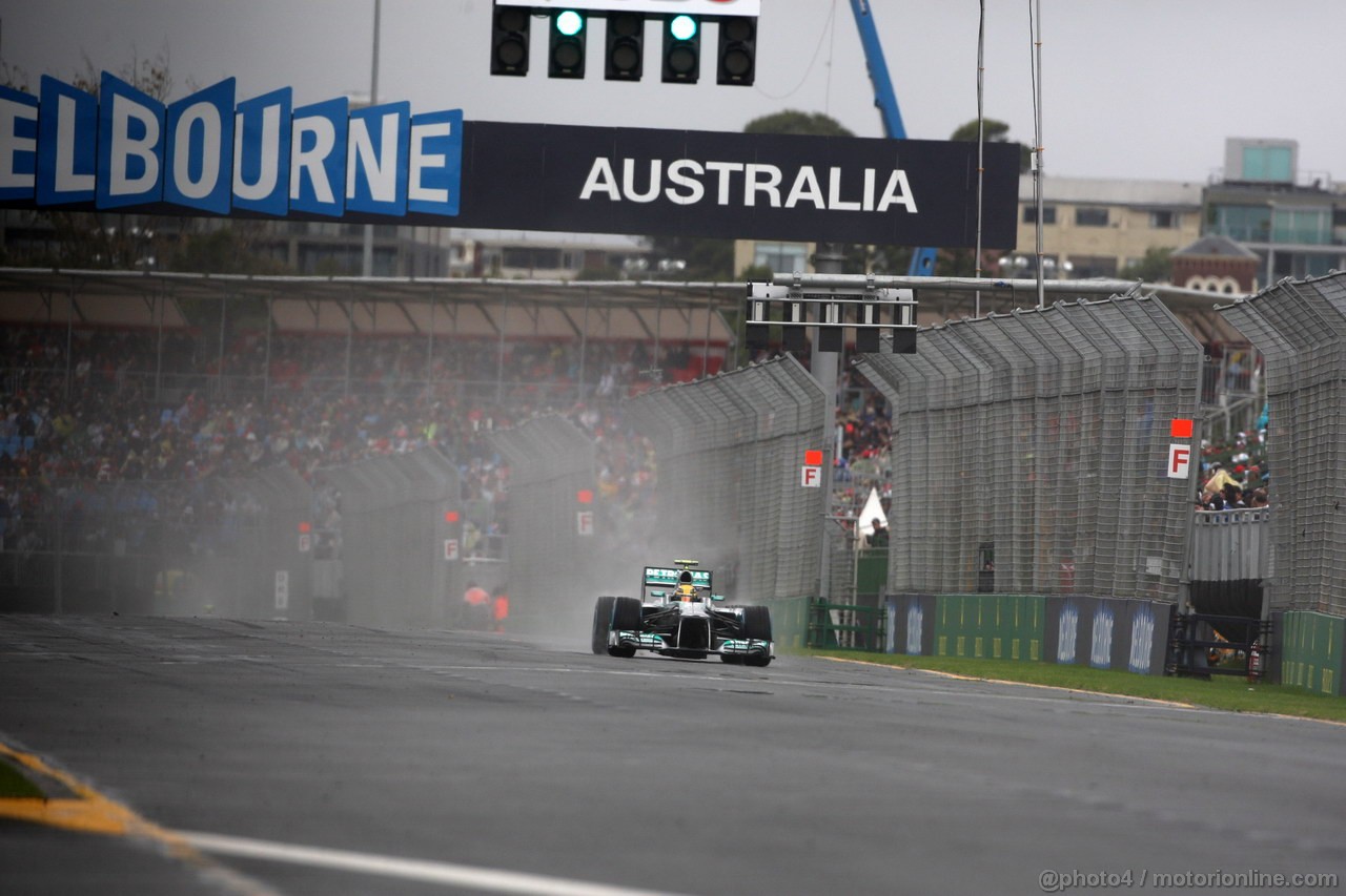 GP AUSTRALIA, 16.03.2013- Prove Libere 3, Lewis Hamilton (GBR) Mercedes AMG F1 W04 