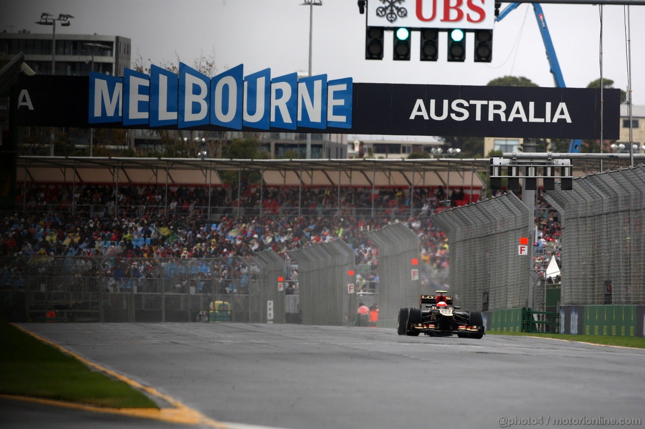 GP AUSTRALIA, 16.03.2013- Prove Libere 3, Romain Grosjean (FRA) Lotus F1 Team E21 