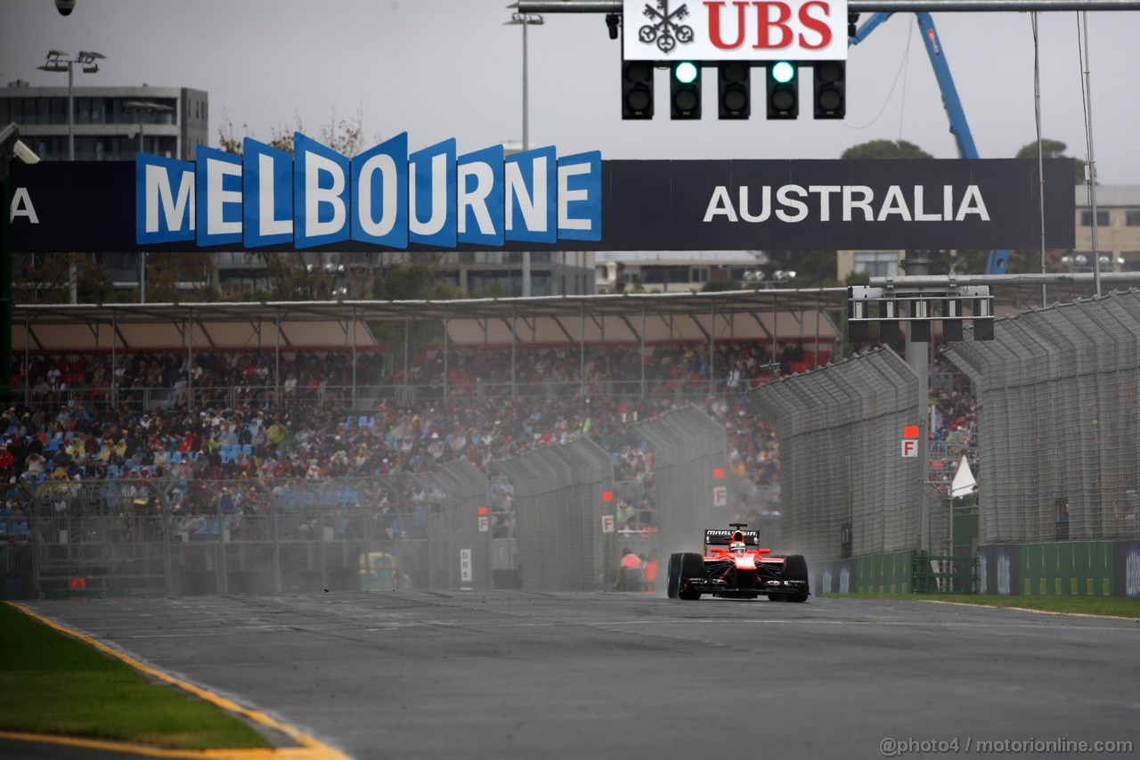 GP AUSTRALIA, 16.03.2013- Prove Libere 3, Jules Bianchi (FRA) Marussia F1 Team MR02 