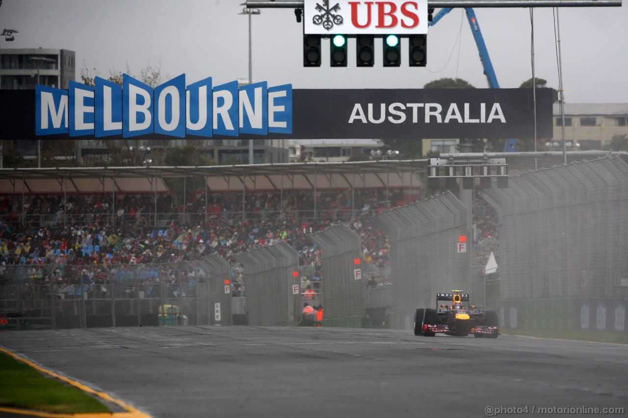 GP AUSTRALIA, 16.03.2013- Prove Libere 3, Mark Webber (AUS) Red Bull Racing RB9 