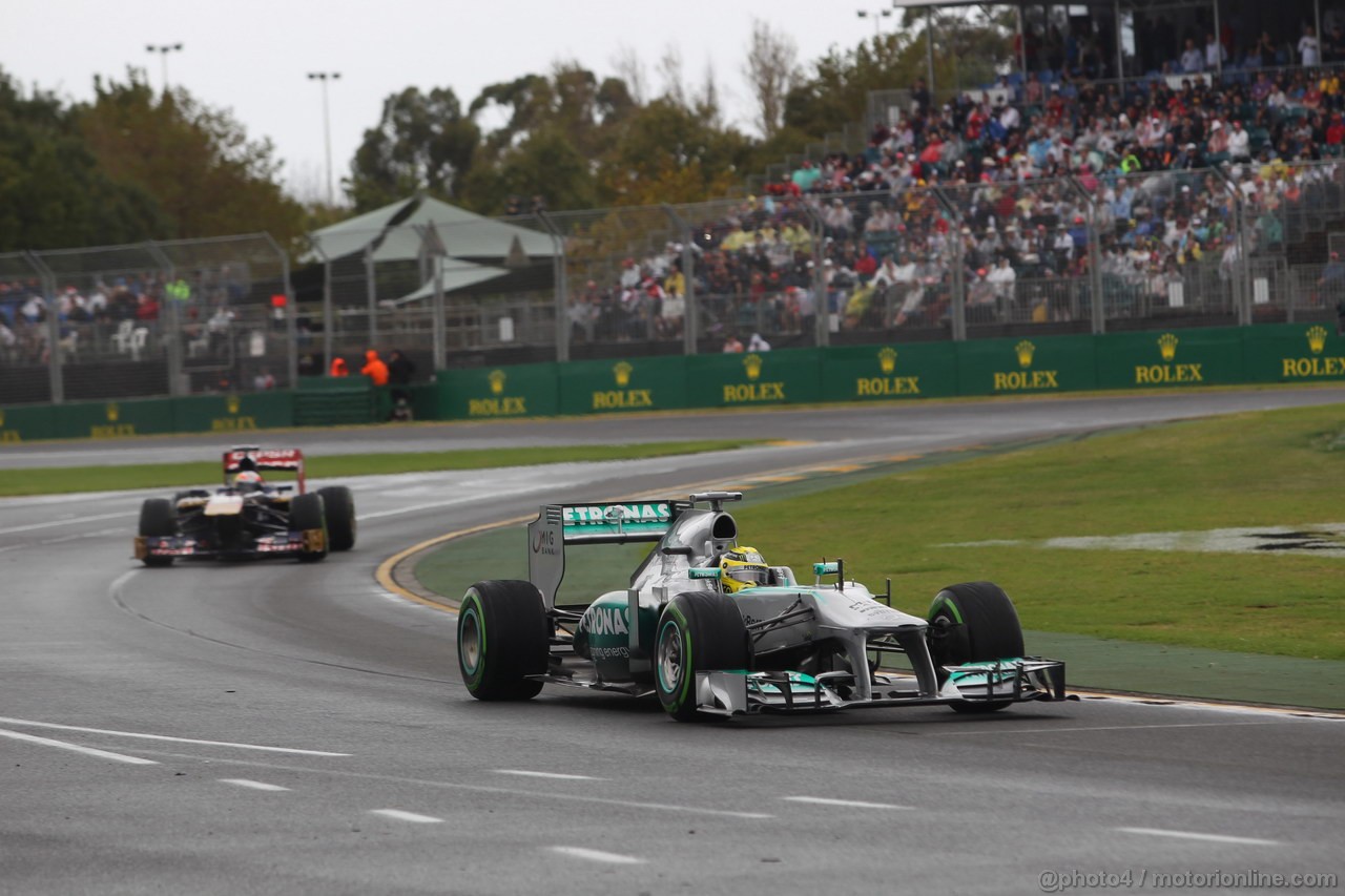 GP AUSTRALIA, 16.03.2013- Prove Libere 3, Nico Rosberg (GER) Mercedes AMG F1 W04 