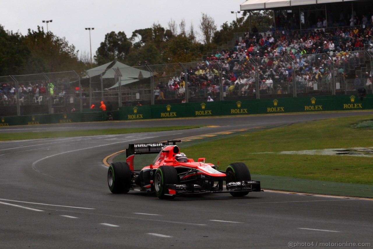 GP AUSTRALIA, 16.03.2013- Prove Libere 3, Jules Bianchi (FRA) Marussia F1 Team MR02 