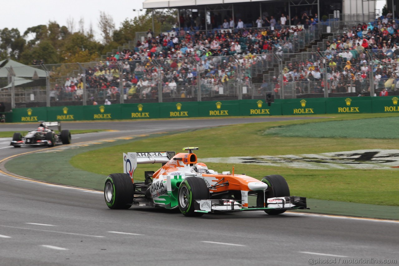 GP AUSTRALIA, 16.03.2013- Prove Libere 3, Adrian Sutil (GER), Sahara Force India F1 Team VJM06 