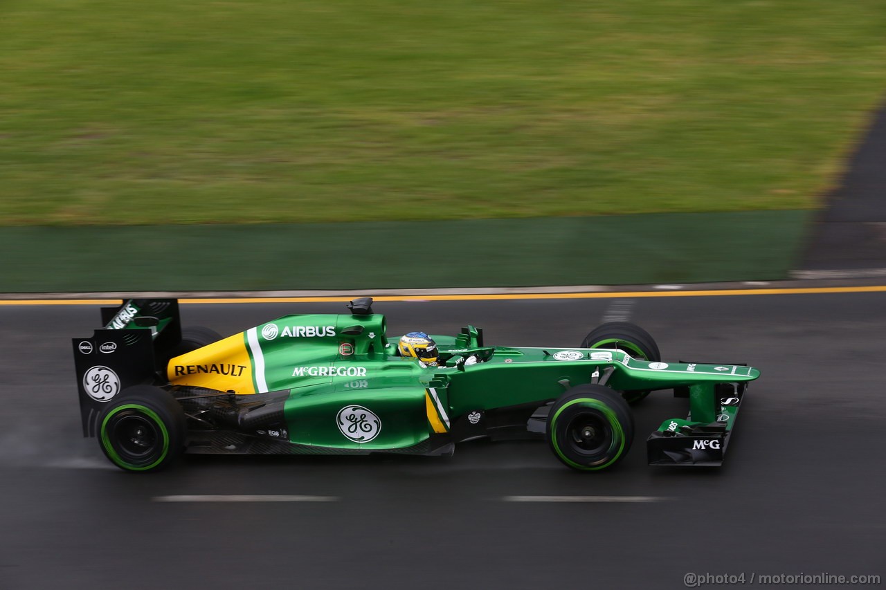 GP AUSTRALIA, 16.03.2013- Prove Libere 3, Charles Pic (FRA) Caterham F1 Team CT03 