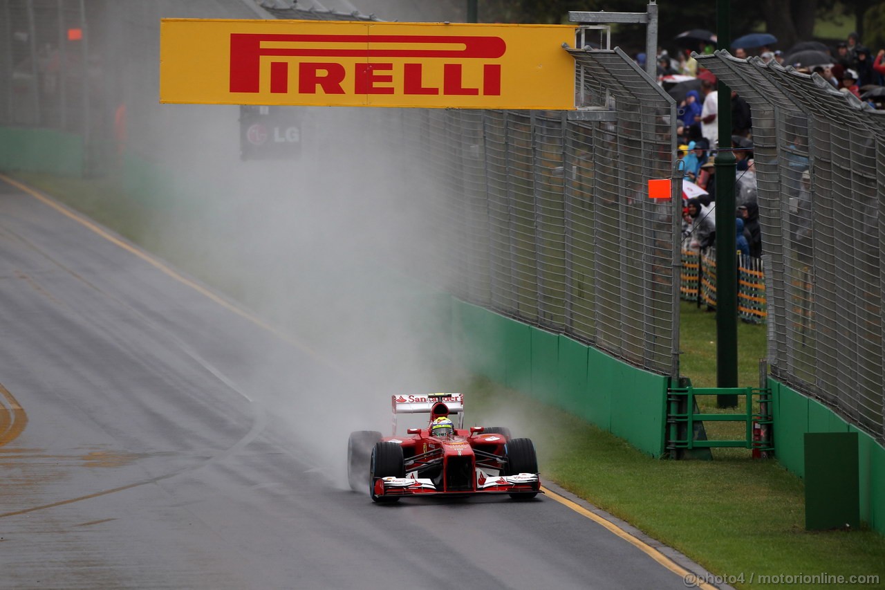 GP AUSTRALIA, 16.03.2013- Qualifiche, Felipe Massa (BRA) Ferrari F138 