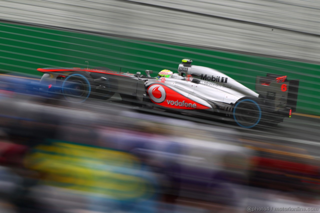 GP AUSTRALIA, 16.03.2013- Qualifiche, Sergio Perez (MEX) McLaren MP4-28 