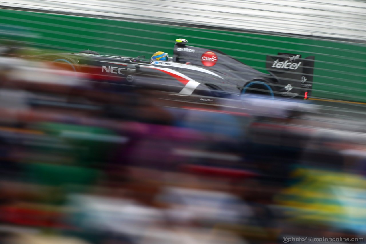 GP AUSTRALIA, 16.03.2013- Qualifiche, Esteban Gutierrez (MEX), Sauber F1 Team C32 