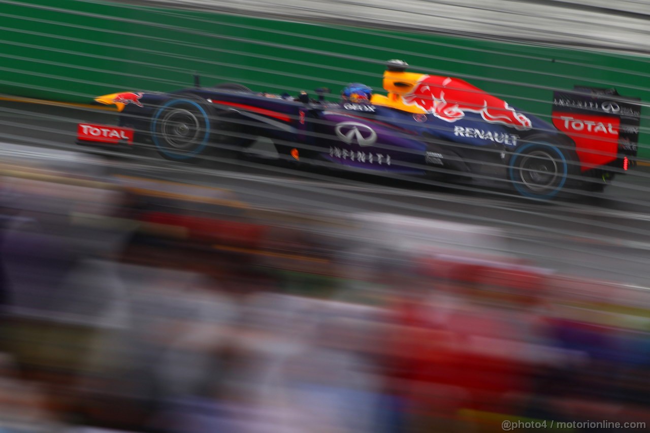 GP AUSTRALIA, 16.03.2013- Qualifiche, Sebastian Vettel (GER) Red Bull Racing RB9 