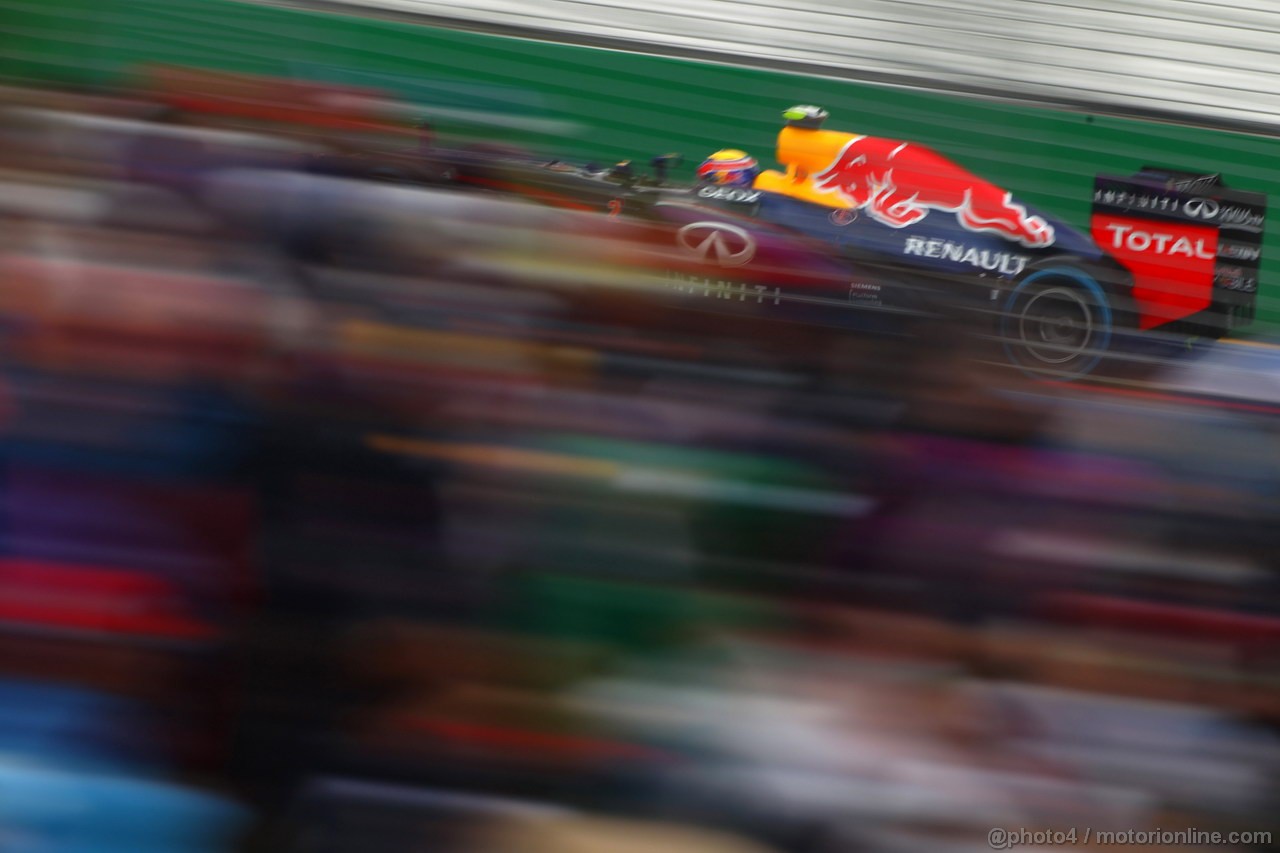 GP AUSTRALIA, 16.03.2013- Qualifiche, Mark Webber (AUS) Red Bull Racing RB9 