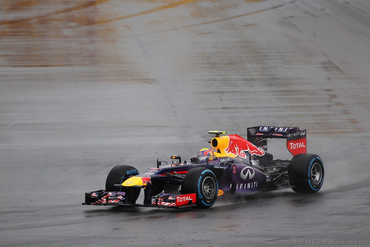 GP AUSTRALIA, 16.03.2013- Qualifiche, Mark Webber (AUS) Red Bull Racing RB9 