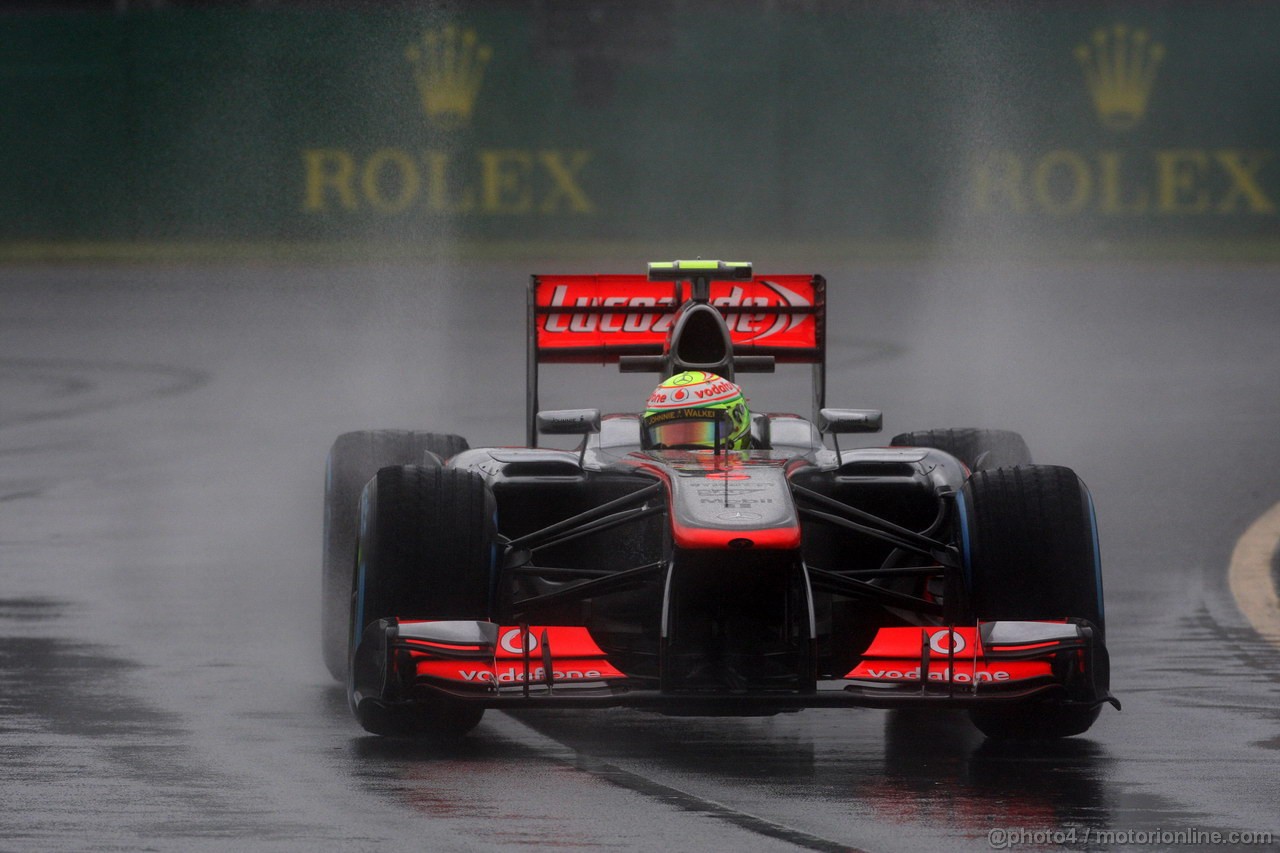 GP AUSTRALIA, 16.03.2013- Qualifiche, Sergio Perez (MEX) McLaren MP4-28 