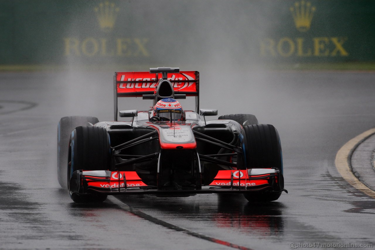 GP AUSTRALIA, 16.03.2013- Qualifiche, Jenson Button (GBR) McLaren Mercedes MP4-28 