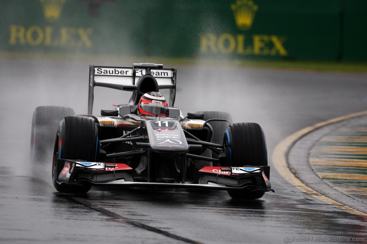 GP AUSTRALIA, 16.03.2013- Qualifiche, Nico Hulkenberg (GER) Sauber F1 Team C32 