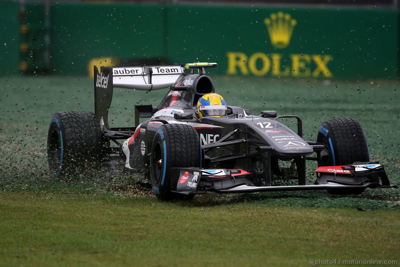 GP AUSTRALIA, 16.03.2013- Qualifiche, Esteban Gutierrez (MEX), Sauber F1 Team C32