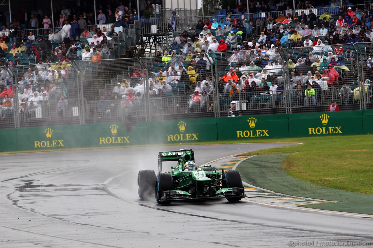 GP AUSTRALIA, 16.03.2013- Qualifiche, Charles Pic (FRA) Caterham F1 Team CT03 