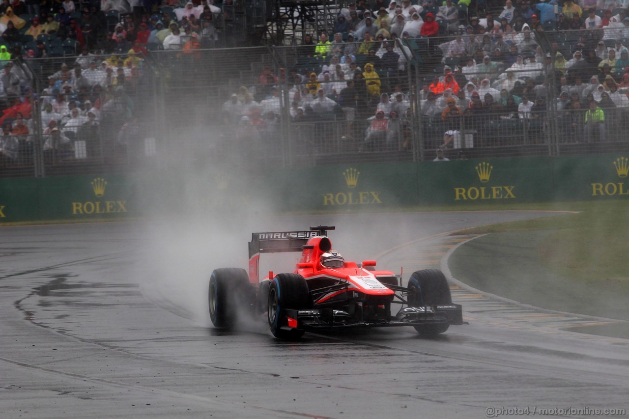 GP AUSTRALIA, 16.03.2013- Qualifiche, Jules Bianchi (FRA) Marussia F1 Team MR02 