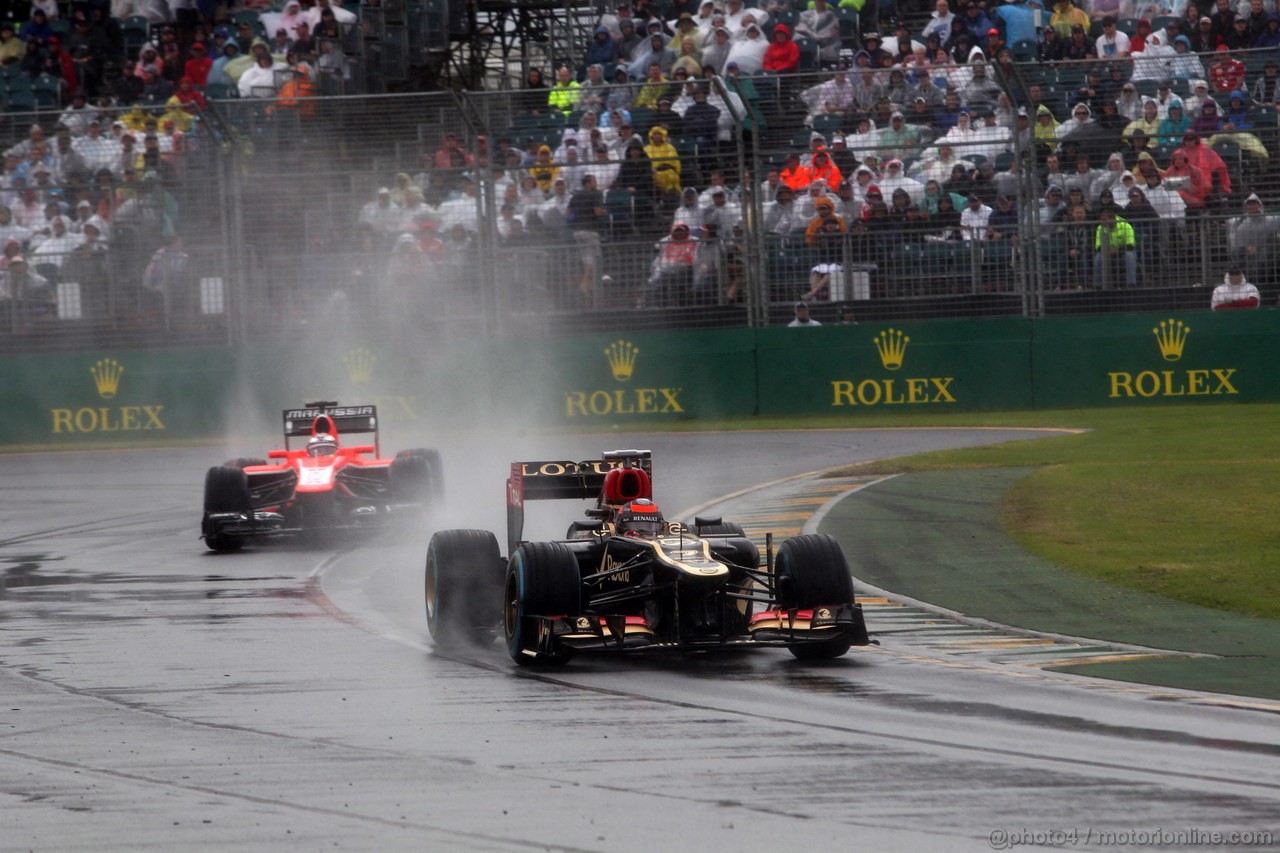 GP AUSTRALIA, 16.03.2013- Qualifiche, Kimi Raikkonen (FIN) Lotus F1 Team E21 