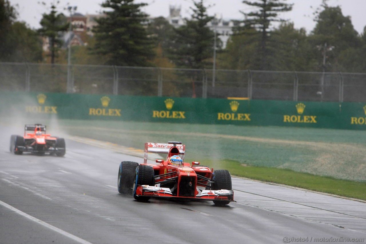 GP AUSTRALIA, 16.03.2013- Qualifiche, Fernando Alonso (ESP) Ferrari F138 