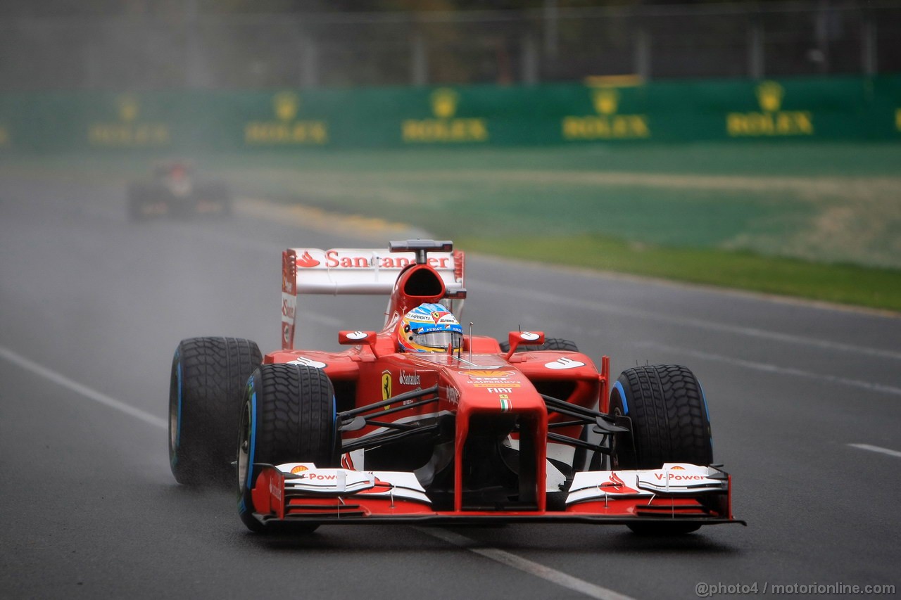 GP AUSTRALIA, 16.03.2013- Qualifiche, Fernando Alonso (ESP) Ferrari F138 