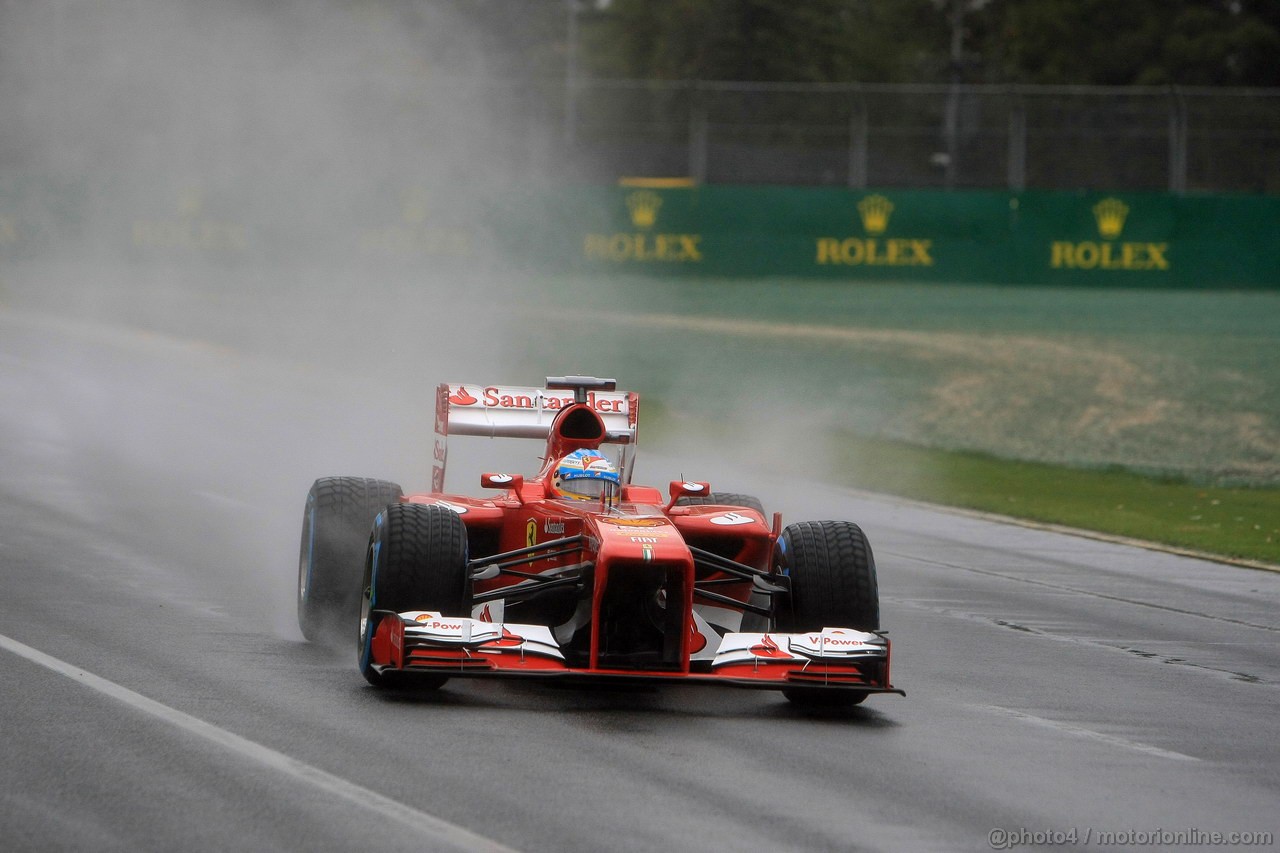 GP AUSTRALIA, 16.03.2013- Qualifiche, Fernando Alonso (ESP) Ferrari F138 