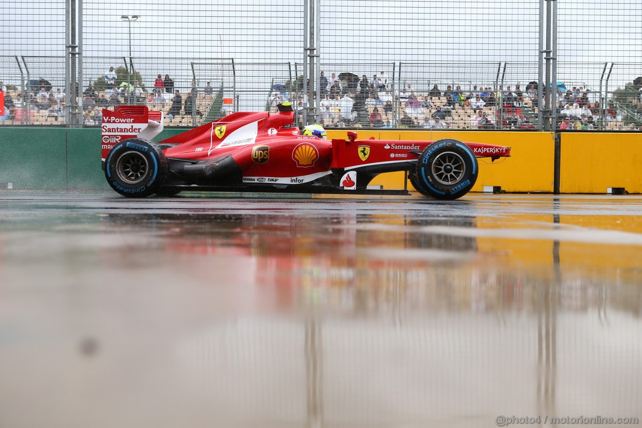 GP AUSTRALIA, 16.03.2013- Qualifiche, Felipe Massa (BRA) Ferrari F138 