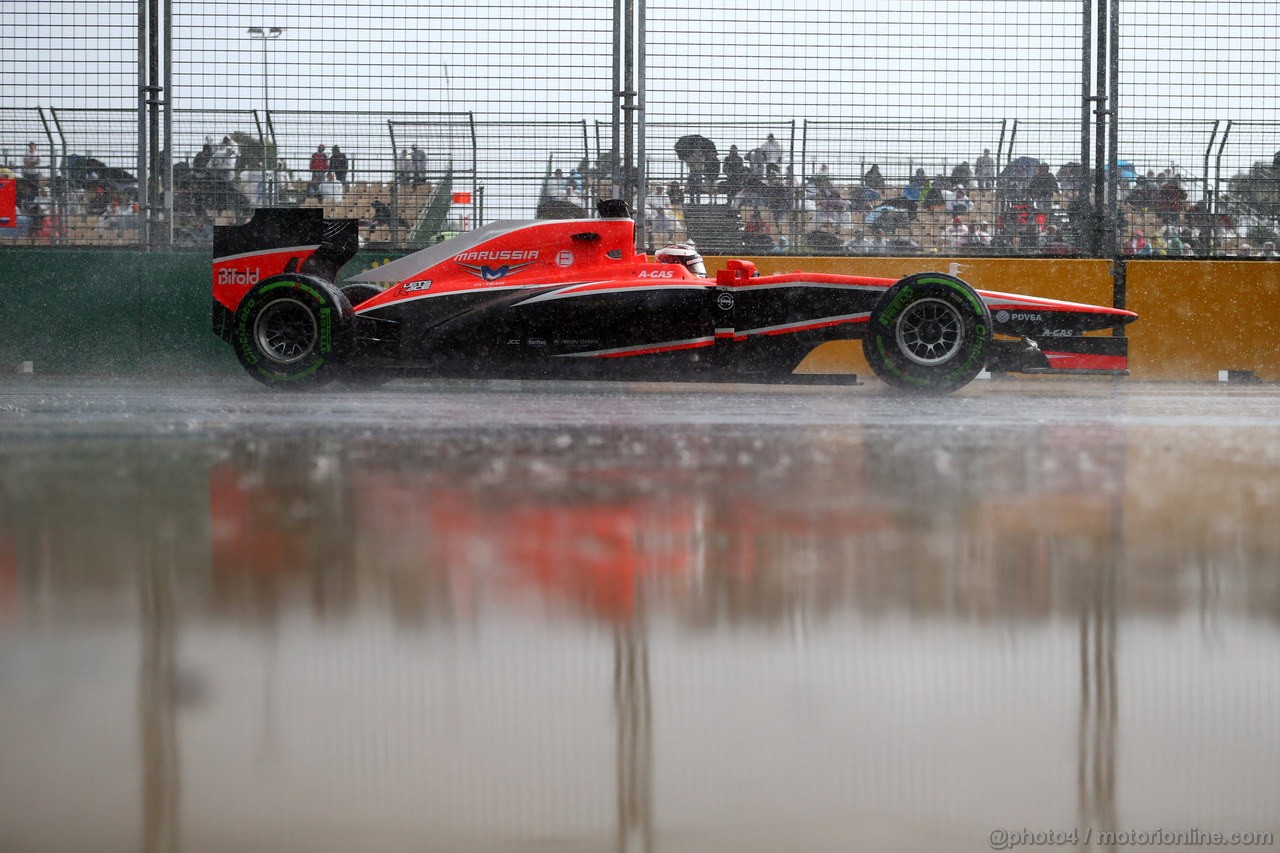 GP AUSTRALIA, 16.03.2013- Qualifiche, Jules Bianchi (FRA) Marussia F1 Team MR02 