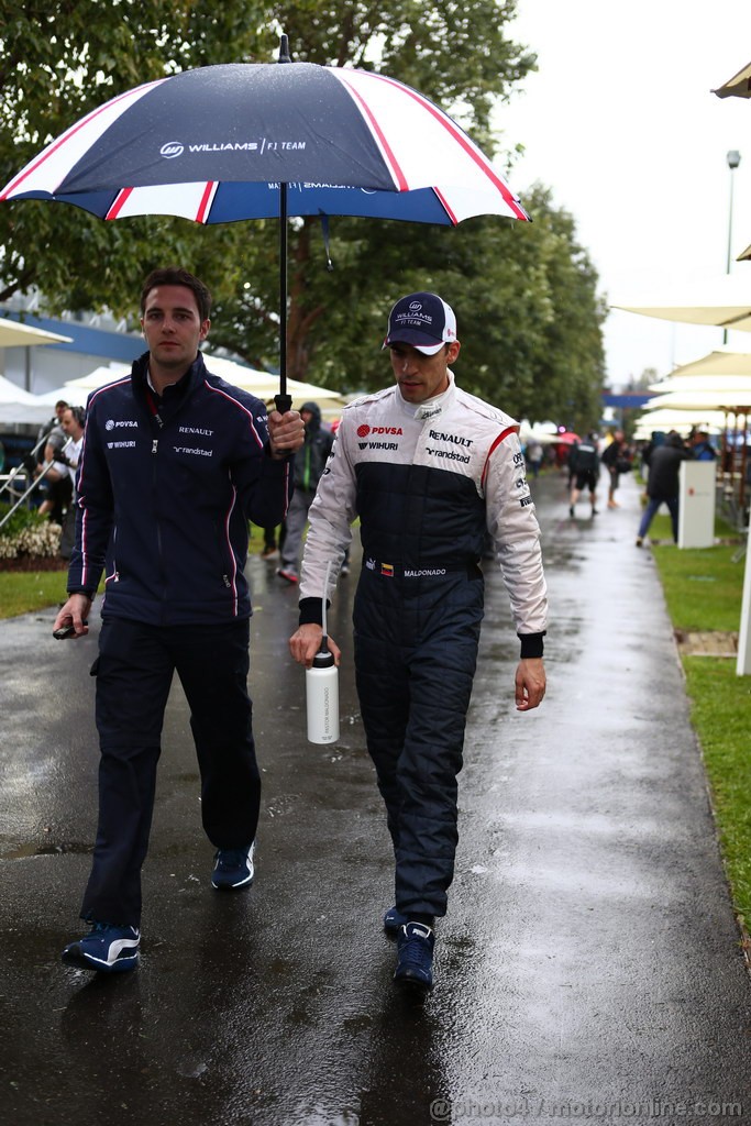 GP AUSTRALIA, 16.03.2013- Qualifiche, Pastor Maldonado (VEN) Williams F1 Team FW35 