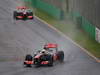 GP AUSTRALIA, 16.03.2013- Qualifiche, Sergio Perez (MEX) McLaren MP4-28 davanti a Jenson Button (GBR) McLaren Mercedes MP4-28 