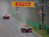 GP AUSTRALIA, 16.03.2013- Qualifiche, Sergio Perez (MEX) McLaren MP4-28 davanti a Jenson Button (GBR) McLaren Mercedes MP4-28