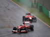 GP AUSTRALIA, 16.03.2013- Qualifiche, Fernando Alonso (ESP) Ferrari F138 davanti a Jules Bianchi (FRA) Marussia F1 Team MR02 