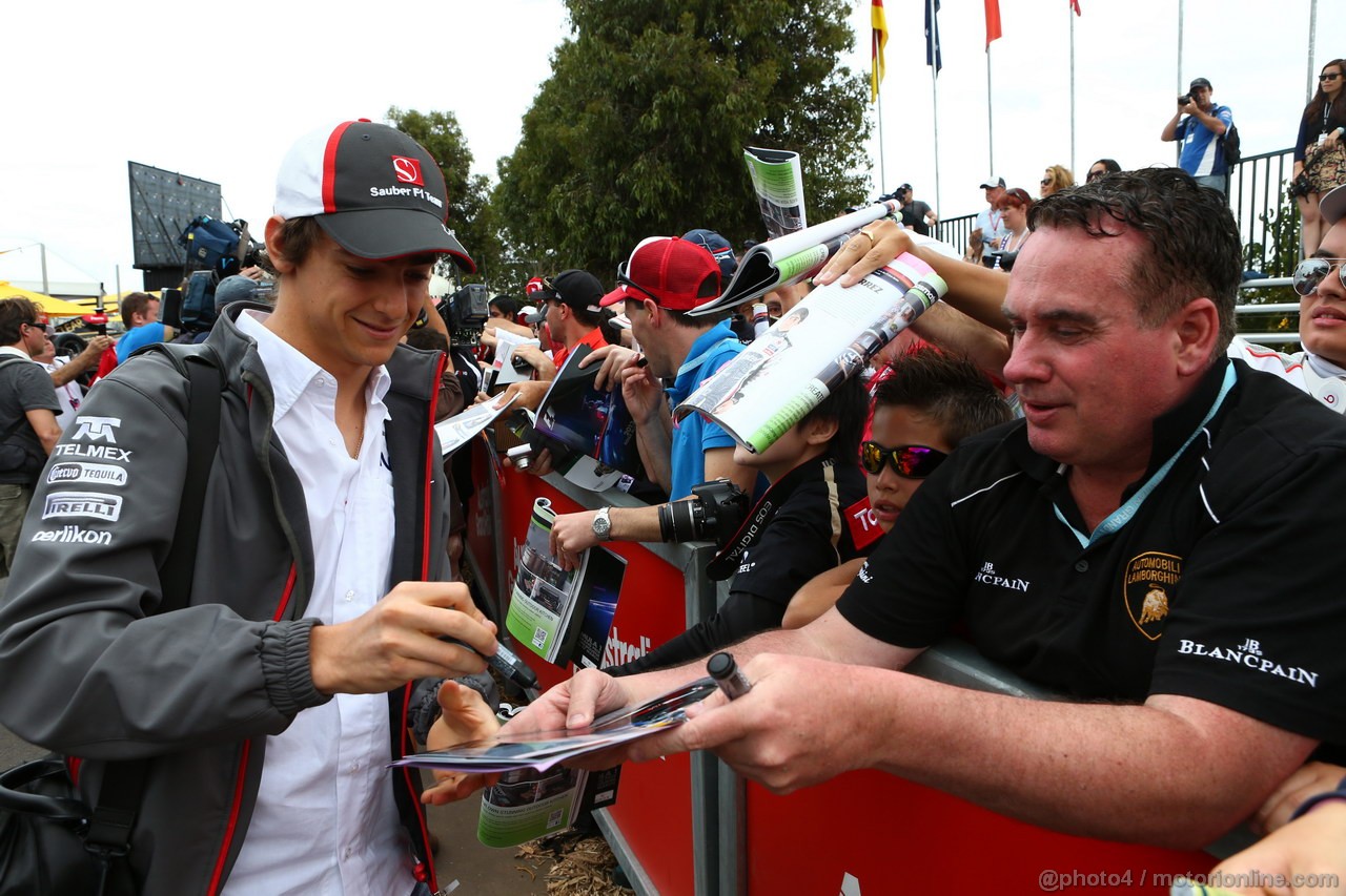 GP AUSTRALIA, 15.03.2013- Esteban Gutierrez (MEX), Sauber F1 Team C32 