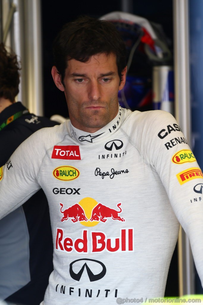 GP AUSTRALIA, 15.03.2013- Prove Libere 1, Mark Webber (AUS) Red Bull Racing RB9