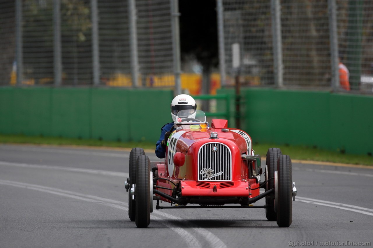 GP AUSTRALIA, 15.03.2013- Prove Libere 1, Historic car parade