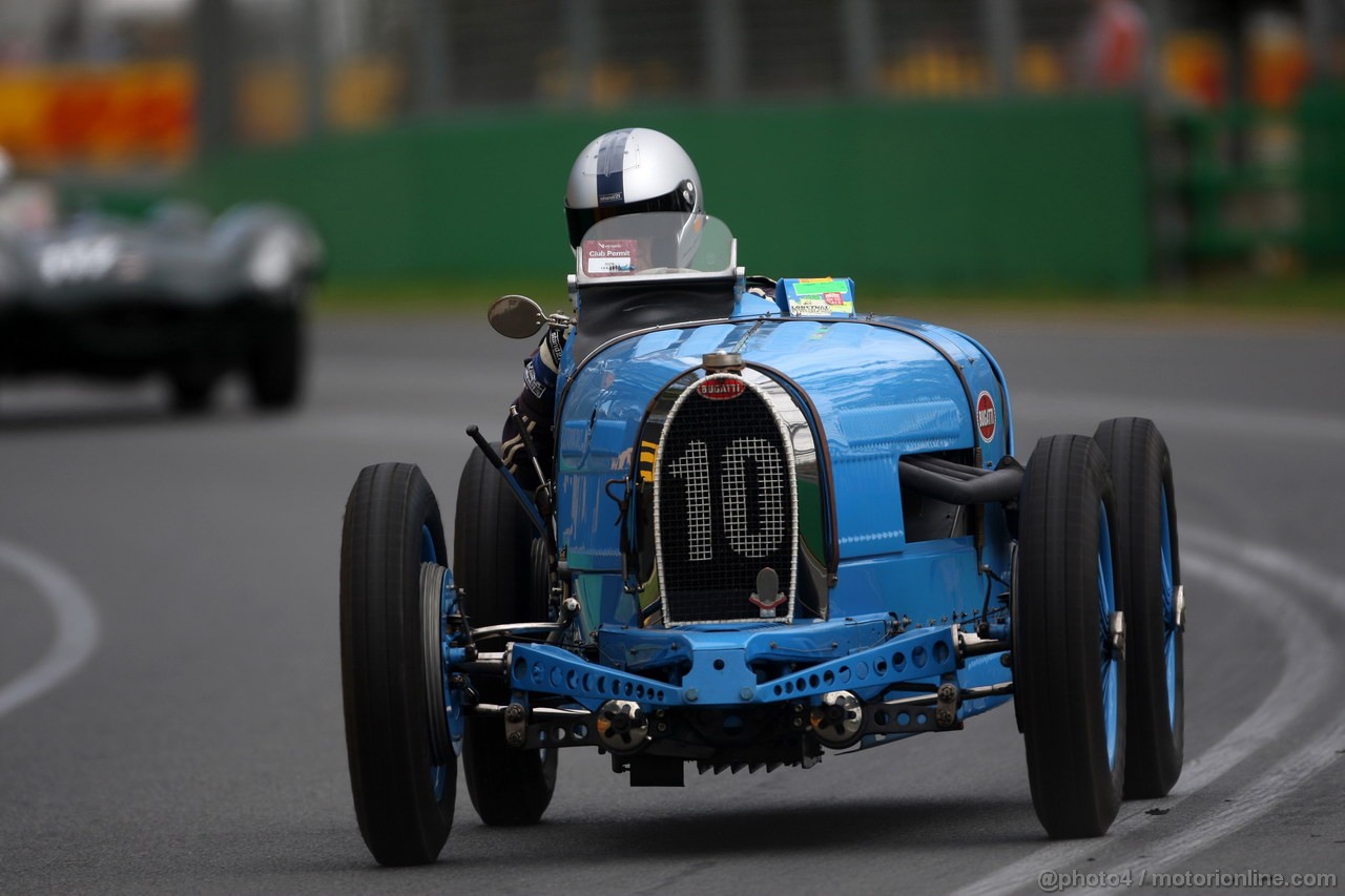 GP AUSTRALIA, 15.03.2013- Prove Libere 1, Historic car parade