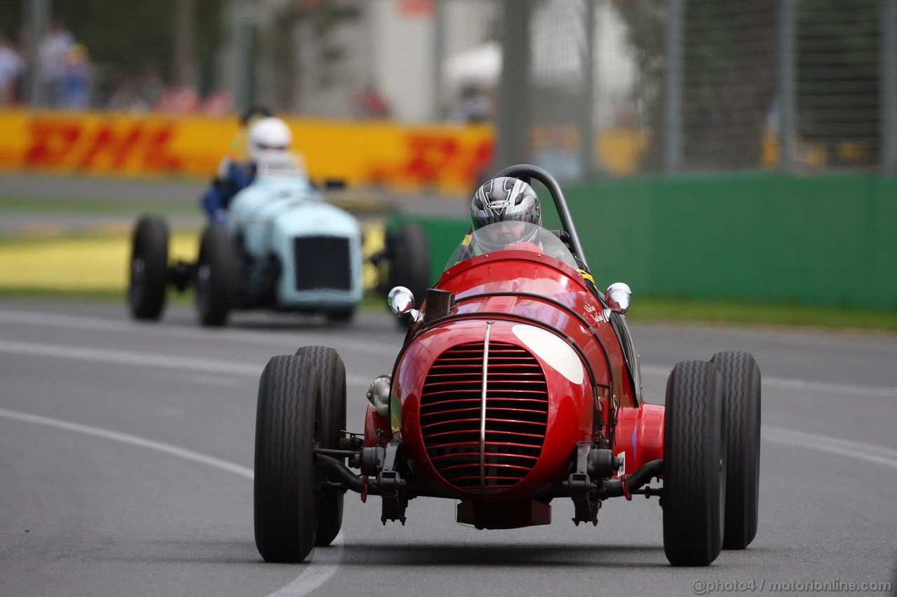GP AUSTRALIA, 15.03.2013- Prove Libere 1, Historic car parade