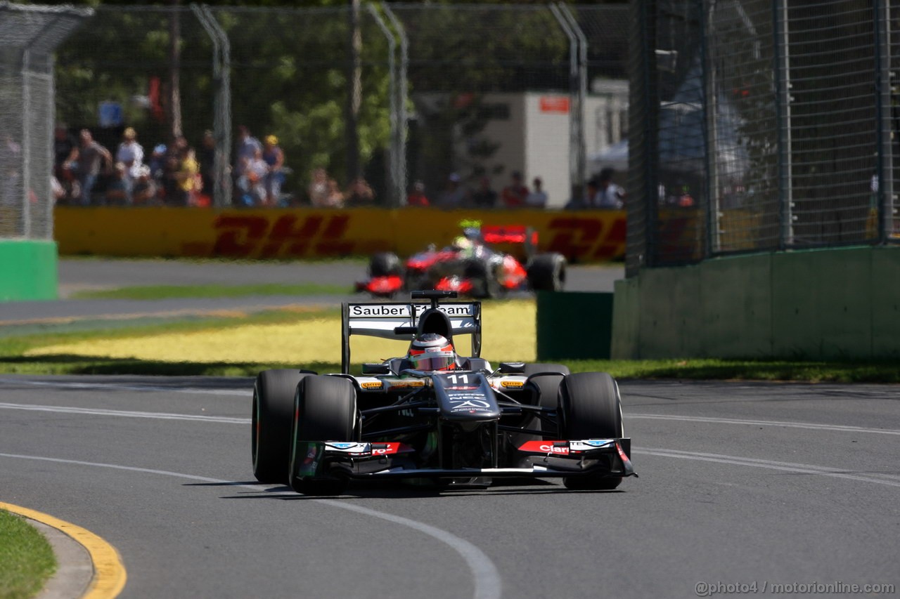 GP AUSTRALIA, 15.03.2013- Prove Libere 1, Nico Hulkenberg (GER) Sauber F1 Team C32 
