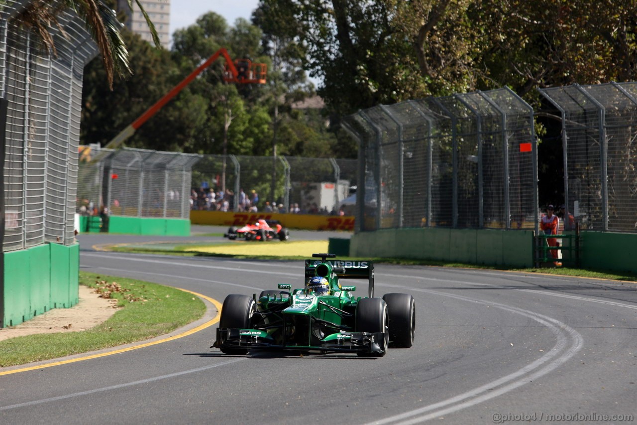 GP AUSTRALIA, 15.03.2013- Prove Libere 1, Charles Pic (FRA) Caterham F1 Team CT03 
