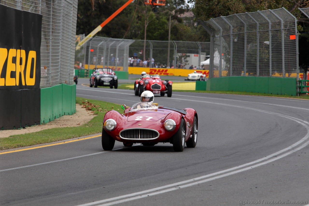 GP AUSTRALIA, 15.03.2013- Prove Libere 1, Historic car parade