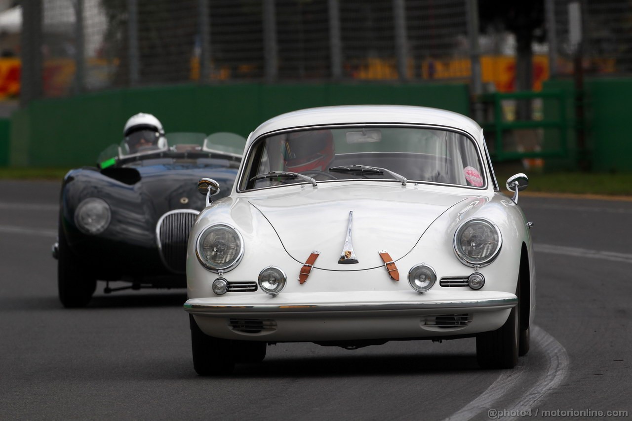GP AUSTRALIA, 15.03.2013- Prove Libere 1, Historic car parade