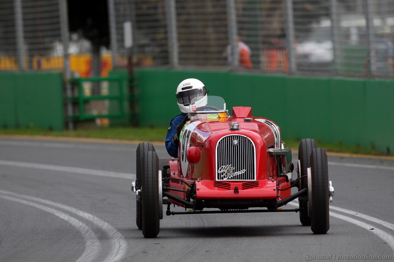 GP AUSTRALIA, 15.03.2013- Prove Libere 1, Historic car parade